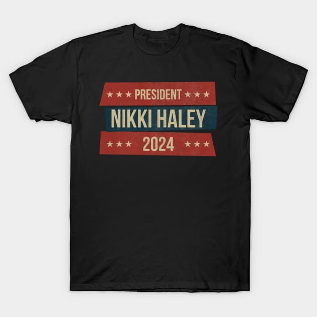Vote Nikki Haley 2024 T-Shirt by All-About-Words